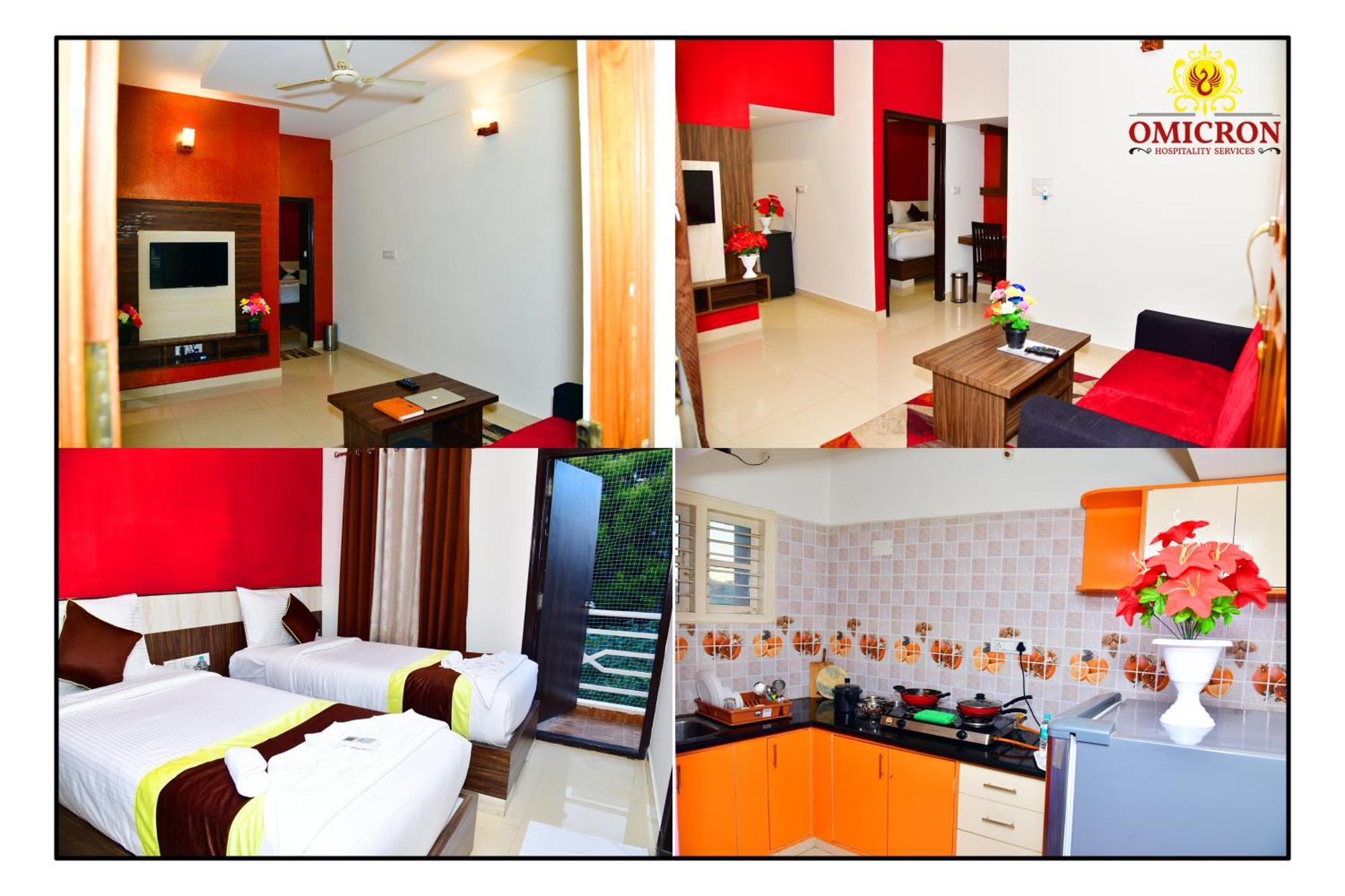 העיר בנגלור Hotel Omicron 1 Bhk Studio Room מראה חיצוני תמונה